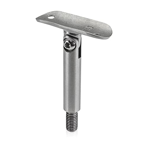 1 support de main courante en acier inoxydable pour poteaux de 42,4 mm de diamètre
