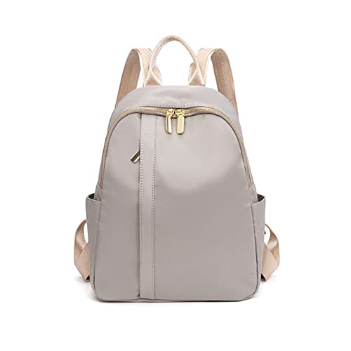 Sac à dos léger en nylon gris NICOLE & DORIS style minimaliste et fonctionnel