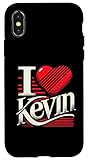 Photo Gallery maglietta con scritta "i love kevin" con nome kevin e cuore kevin custodia per iphone x/xs Photo Gallery maglietta con scritta "i love kevin" con nome kevin e cuore kevin custodia per iphone x/xs