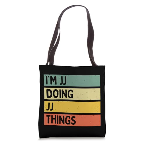Im Jj Doing Jj Things Funny Personalized Quote Tote Bag