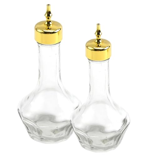 Botella de bitter de vidrio Angoily para coctelería elegante en barra y hogar 2