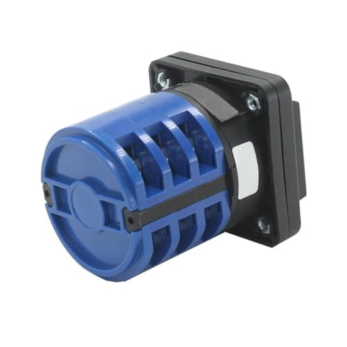 Opatiny Interruttore selettore di commutazione On-Off-On, 3 Posizioni 3 Fase Rotante Cam Tipo con 6 Morsetti a Vite per AC380V/DC220V