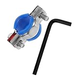 GRIRIW Bürostuhl Stopper Verstellbarer Office Chair Saver gegen Einsinken Stabile Klemme mit Gummipolster und Inbusschlüssel Einfache Anbringung Langlebiger Bürostuhlschutz