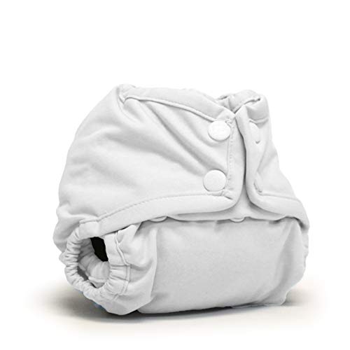 Image of Kanga Care Rumparooz Double Leg Gusset Reusable Cloth Diaper Cover Newborn Snap | Fluff 4-15 lbs