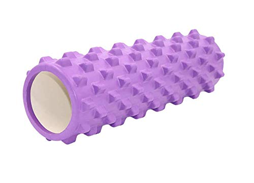 IRIS Fitness Massage Foam Roller for Muscle Tension Release, Purple, 45 cm-image-32