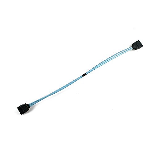 Cable SATA recto ultra delgado de 20 cm, paquete de 5 miniatura 2