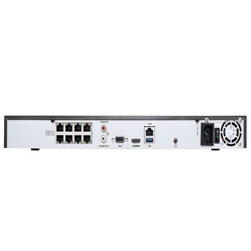 Image of DS-7608NI-Q2 /8P H.265 8 Channel PoE 4K 8MP Network Video Recorder NVR, Plug & Play, International Original English Version, Hard Drive Not Included