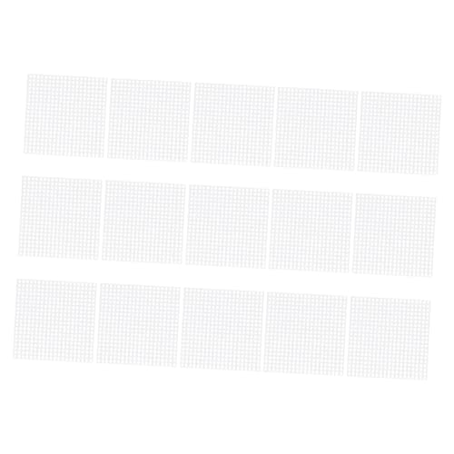CIMAXIC 25pcs Mesh Plastic Canvas Sheets for Cross-Stitch DIY Canvas Fabric Embroidery Sheets