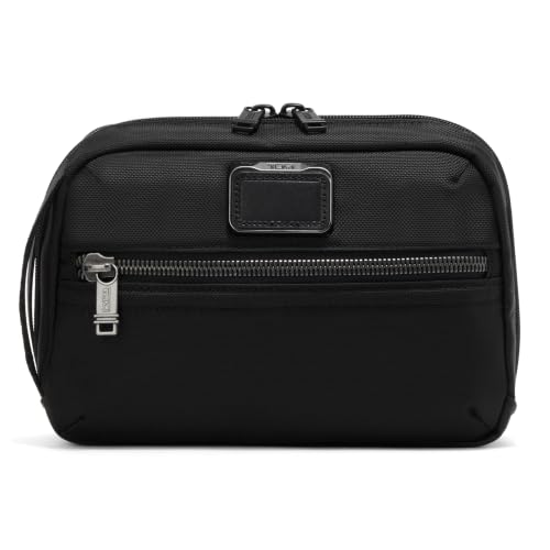 TUMI - Alpha Bravo Response Travel Kit - Mens Travel Organizer - Hanging Toiletry Bag - 6.25 X 9.5 X 3.5 - Black