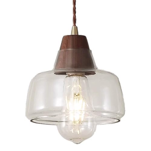 Luminaire suspendu en verre de style minimaliste nordique pour salon et chambre à coucher