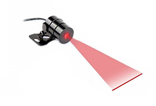 AOW ATTRACTIVE OFFER WORLD Rear Laser Safety Fog Light RED Universal For All Bikes