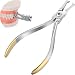 Nuogo Braces Removal Tool Kit Orthodontic Bracket Removing Pliers Bracket Remover for Braces for Stainless Steel Brace Removal Tooth Gripper Plier Pulling Kit Tool