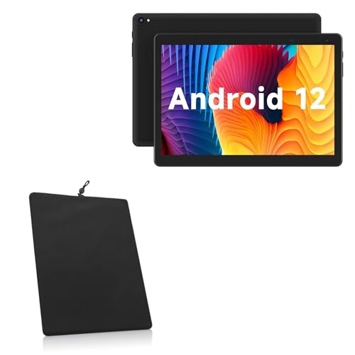 BoxWave Case Compatible with Coopers CP10 (10 in) - Velvet Pouch, Soft Velour Fabric Bag Sleeve with Drawstring - Jet Black