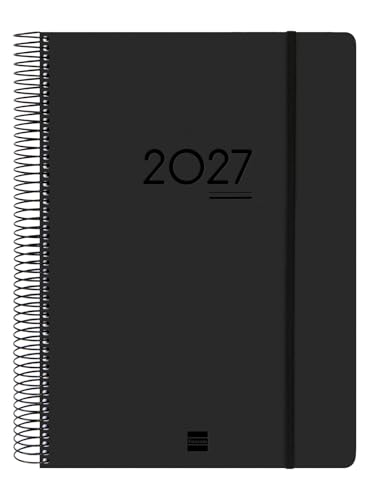 Finocam Ikon Agenda 16 meses 2026 2027 | 1 Día Página · Septiembre 2026   Diciembre 2027 | Negro · Internacional   Agenda diaria