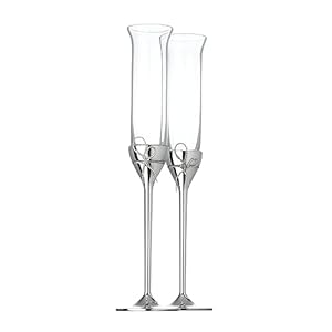 Vera Wang Wedgwood Love Knots Toasting Flute Pair