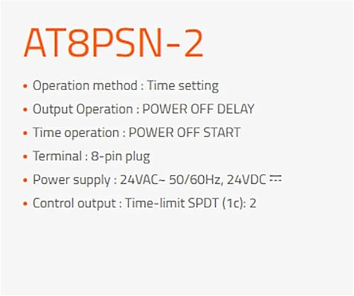 Minuteur AT8PSN multi-range timer relay pour tableau