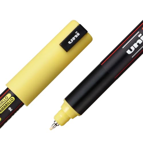 Image of POSCA PC-1MR Marker | 0.7mm Extra Fine Tip (Multicolor, Pack of 8)