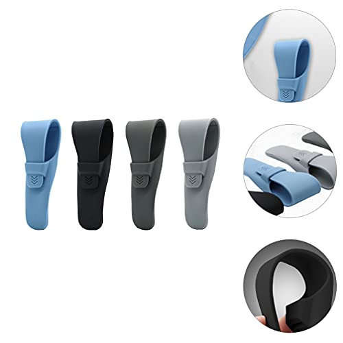 Foto von Rasierer Reise Schutz Hülle Rasierer Reiseetui Tragbare Silikon Schutzhülle 4 Stücke Rasiermesser Tasche M?nner Rasieretui für Reise Rasierapparat Aufbewahrung Transport Rasierer Etui Tasche