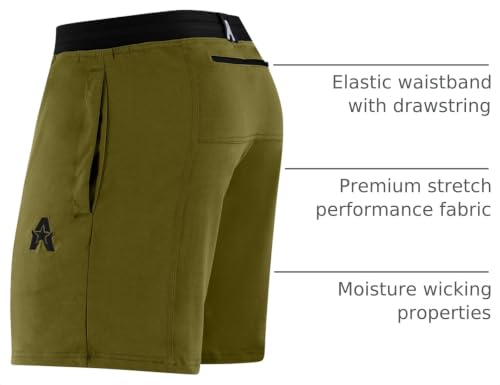 Image of Anthem Athletics Men's Gym Shorts with Pockets - Running, Walking & Cross-Training Workouts - 5 inch 7 inch 9 inch
