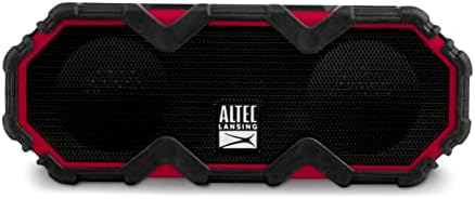 Altec Lansing IMW479 Mini LifeJacket Jolt Heavy Duty Rugged and Waterproof Ultra Portable Bluetooth Speaker with up to 16 Hours of Battery Life, 100FT Wireless Range and Voice Assistant (TRD)