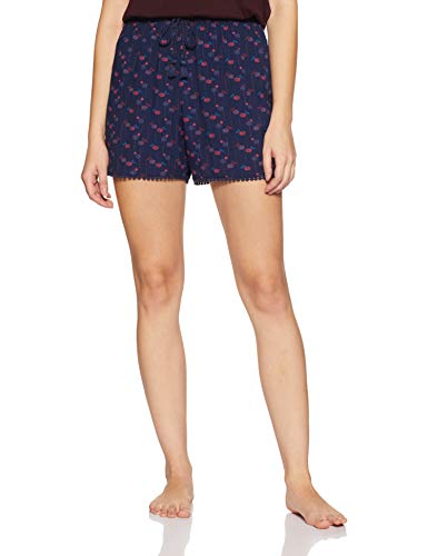 Image of Van Heusen Women's Cotton Lounge Shorts | Lightweight | Breathable Cotton | Relaxed fit | Printed | Comfortable Everyday Wear | Style 55501|Available in Pack of 1 & 2