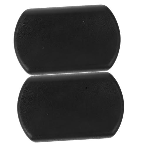 EXQUIMEUBLE 2個 車椅子用加厚レザーふくらはぎサポートパッド 人間工学設計で足の疲労軽減 耐久性レッグレストクッション 介護用脚部休息用パ