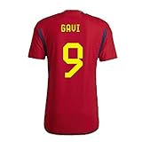 Spain 2022/23 Men's Home Soccer Jersey GAVI #9 (L)
