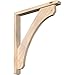 Ekena Millwork BKT0402X28X32LEC04SDF Legacy Craftsman Smooth Bracket w/Offset Brace, Douglas Fir