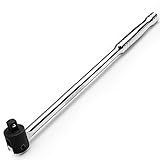 SWANLAKE 1/2 Breaker Bar, 17.5' Length with 180° Rotatable Head, 1/2 inch Drive,CR-V Steel