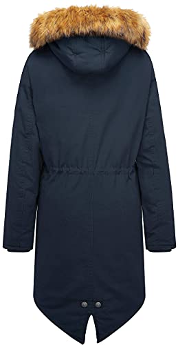 WenVen Women's Winter Long Hooded Sherpa Lined Parka Jacket Warm Coat