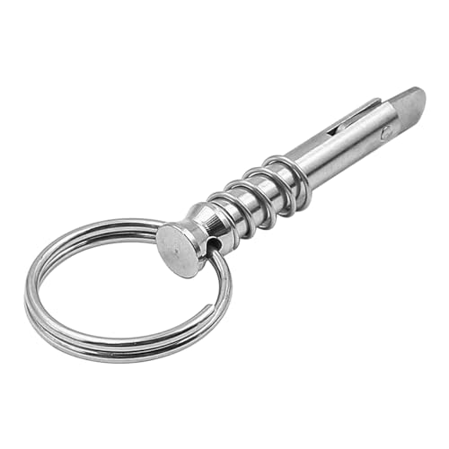 ZONADAH 4 Stück Edelstahl-Schnellinstallation, Schnellspannstift, Sicherheitsnadel, Marinequalität 316, Hardware-Zubehör, Schnellstift, Zungenstift, solide Anschlagstift-Teile