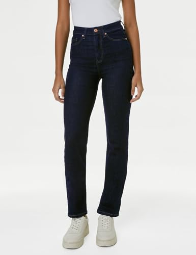 Image of Marks & Spencer Women's Straight High Rise Jeans