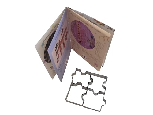 Smart snack and learn: Puzzle edition set (booklet + puzzle fruit/vegetable cutters) from Love QT...