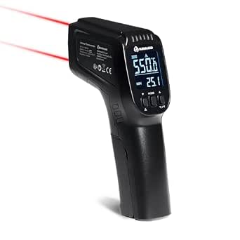YATO Infrarot-Laserthermometer YT-73201 – -50 Bis +650°C, Berührungslos, LCD
