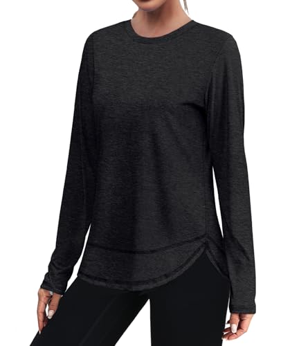 Image of XIEERDUO Women's Workout Tops Long Sleeve Shirts Sun Protection UPF 50+ Quick Dry Shirts for Hiking Running S-3XL