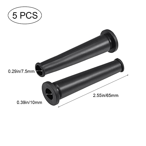PengLAI 5 Pcs Cord Protector Cord Cover Rubber Hose for Cable Management Wire Protection Wire Finishing Office Cable Management - Image 2