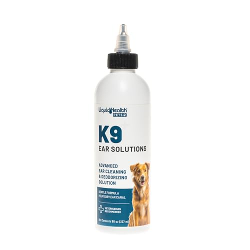 LIQUIDHEALTH Pets K9 Dog Ear Cleaner Wash Solutions - Infection Cleaning Hygiene Treatment Liquid Drops for Dogs, Canines, Puppies - for Use After Swimming or Bathing - Made in The USA (8 oz, 1Pack) - image 6
