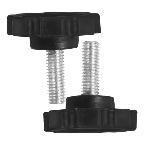 Supvox Lot de 2 vis de fixation pour parapluies d'extérieur - Support de parasol - Vis de rechange - Pièces de rechange pour parasols - Insert en acier