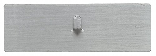 Image of Magnetic Picture Hanger, 2 X 6, 5-lb Capacity, Steel Hook, Satin Steel Finish
