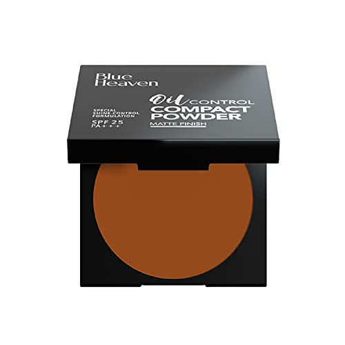 Image of Blue Heaven Oil Control Compact Powder, Chocolate 601, 8 g