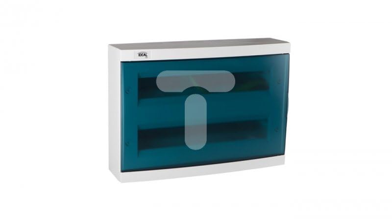 Tableau Électrique mural Blanc/bleu 2x18P Modules