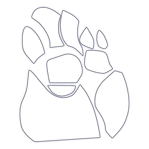 Stencils para Quilting - Adorável Farmhouse Animal modelo conjunto com vaca,Modelos estênceis artesa