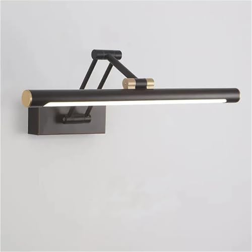 Aplique de pared LED de 55cm blanco para iluminar tu espejo de baño con luz cálida 8