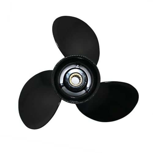 Image of 9.25 Dia x 10 Pitch OEM Aluminum Outboard Propeller Fit for Mercury Engines 9.9CT 15HP 20HP, 14 Spline Tooth, 3 Blade, 4-Stroke, RH
