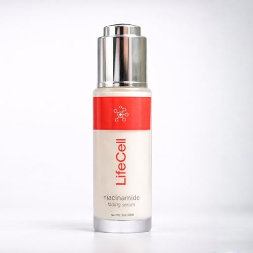 LifeCell Niacinamide Serum for Face Dark Spot Corrector for Acne Scars & Hyperpigmentation Pore Minimizer Vitamin B3 Brightening Serum for Uneven Skin Tone 1 Fl oz