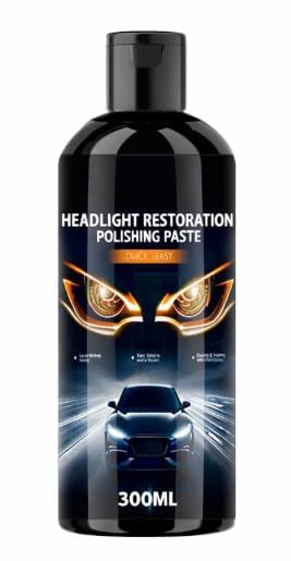 Headlight Restoration Polishing Paste – Removes Oxidation, Yellowing & Fog | Restores Headlight Clarity & Shine | Quick & Easy Car Headlight Cleaner & Lens Polishing Compound for Cars (Pack_of_1)-image-25