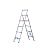 Telescoping Ladder Aluminum Alloy Telesladder Household Folding Step Ladder Herringbladder for Indoor Multifunctional 5 Ladder Thickening and Lifting Extension Ladder/Black/6 Step