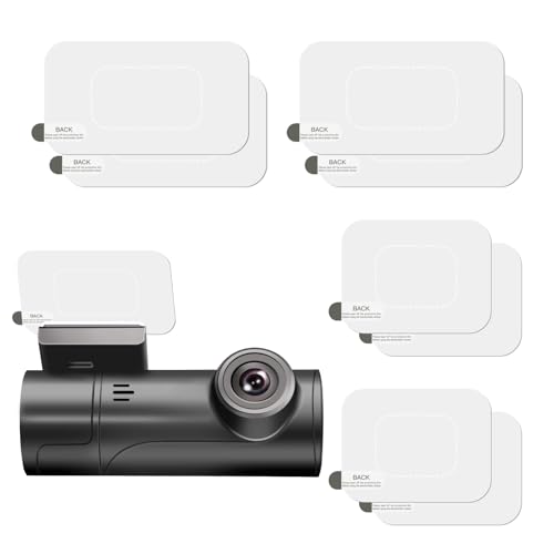 8PCS Windshield Electrostatic Film for Dash Cam Premium Adhesive Reflective Static Window Stickers Windshield Dashcam Stickers Clear Windshield Film for Mounting Dash Cam Phone Projection Screen