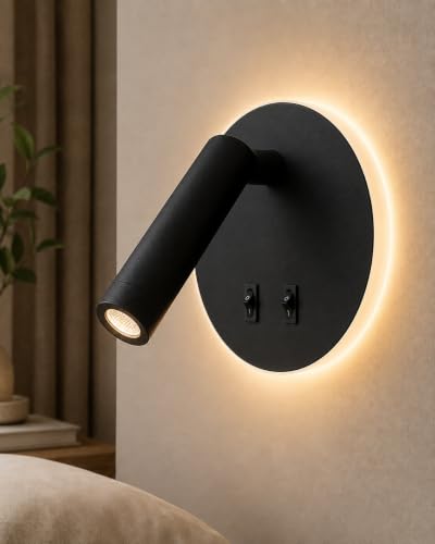 Image of FILLISKA LED Surface /Spot Light, Shockproof Alluminium Body & Antiglare Diffuser (MattBlack-210, Warmwhite)