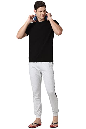 Image of Peter England Men's Mid Rise Regular Fit Track Pants